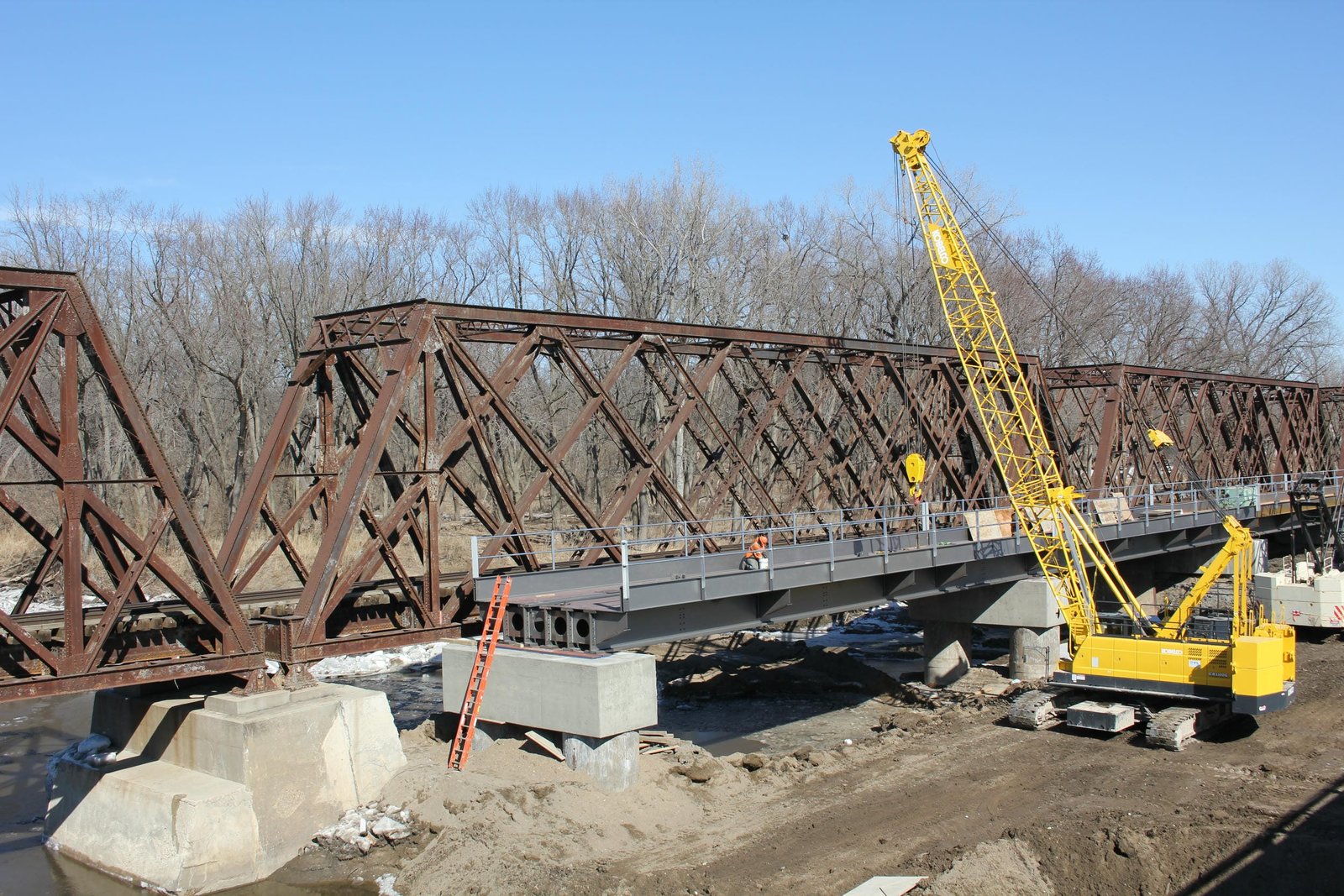 Span #2 during replacement